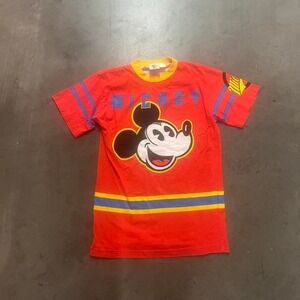 Vintage 90s Mickey‎ Mouse Disney AOP wrap around tee shirt